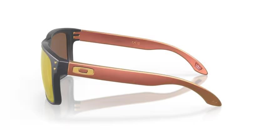 Oakley Holbrook Steel Colection Matte Carbon Prizm 24K Polarized lunettes de soleil