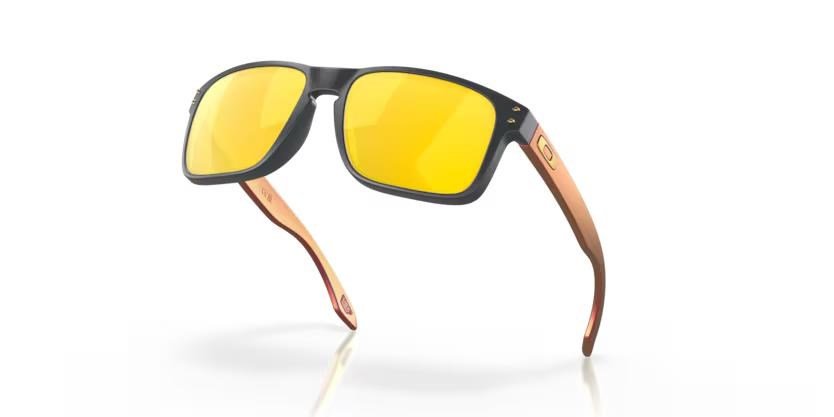 Oakley Holbrook Steel Colection Matte Carbon Prizm 24K Polarized lunettes de soleil