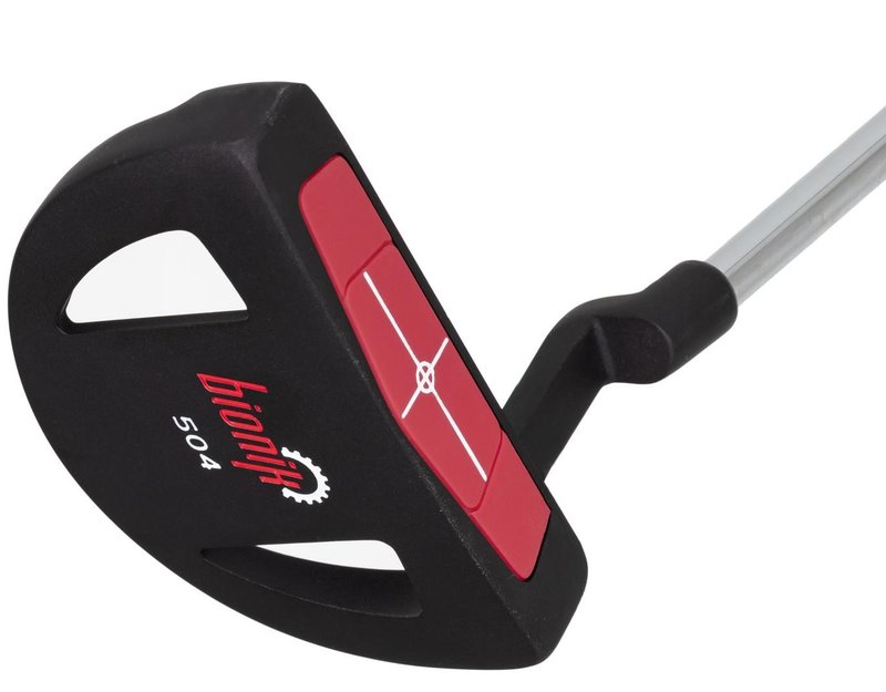 Divnick Adjustable Telescopic Red Mallet putter, droitier, sans couvre-club
