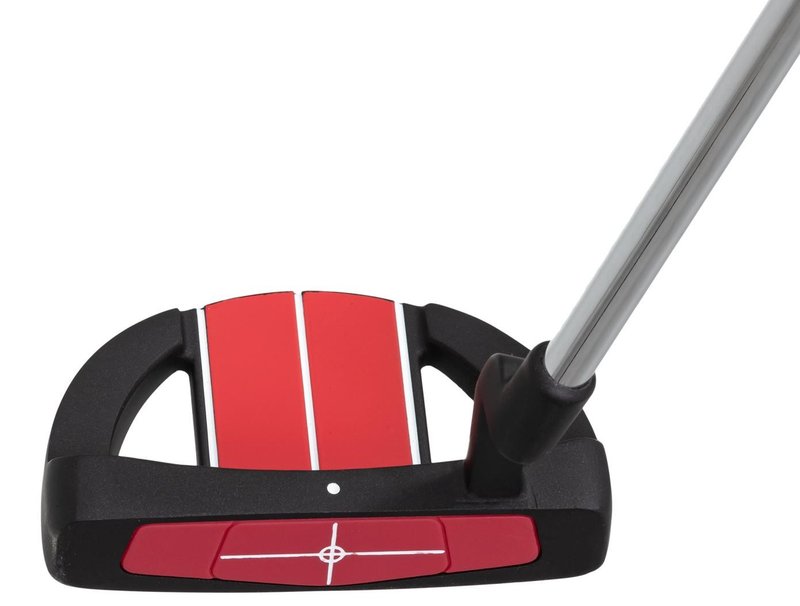 Divnick Adjustable Telescopic Red Mallet putter, droitier, sans couvre-club