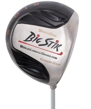 Divnick Golf Big Stik Adjustable driver télescopique 10,5°, tête surdimensionnée illégale