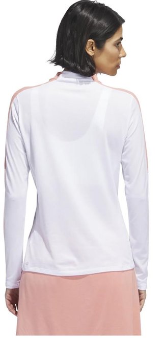 Adidas Nature mock manches longues polo homme, blanc