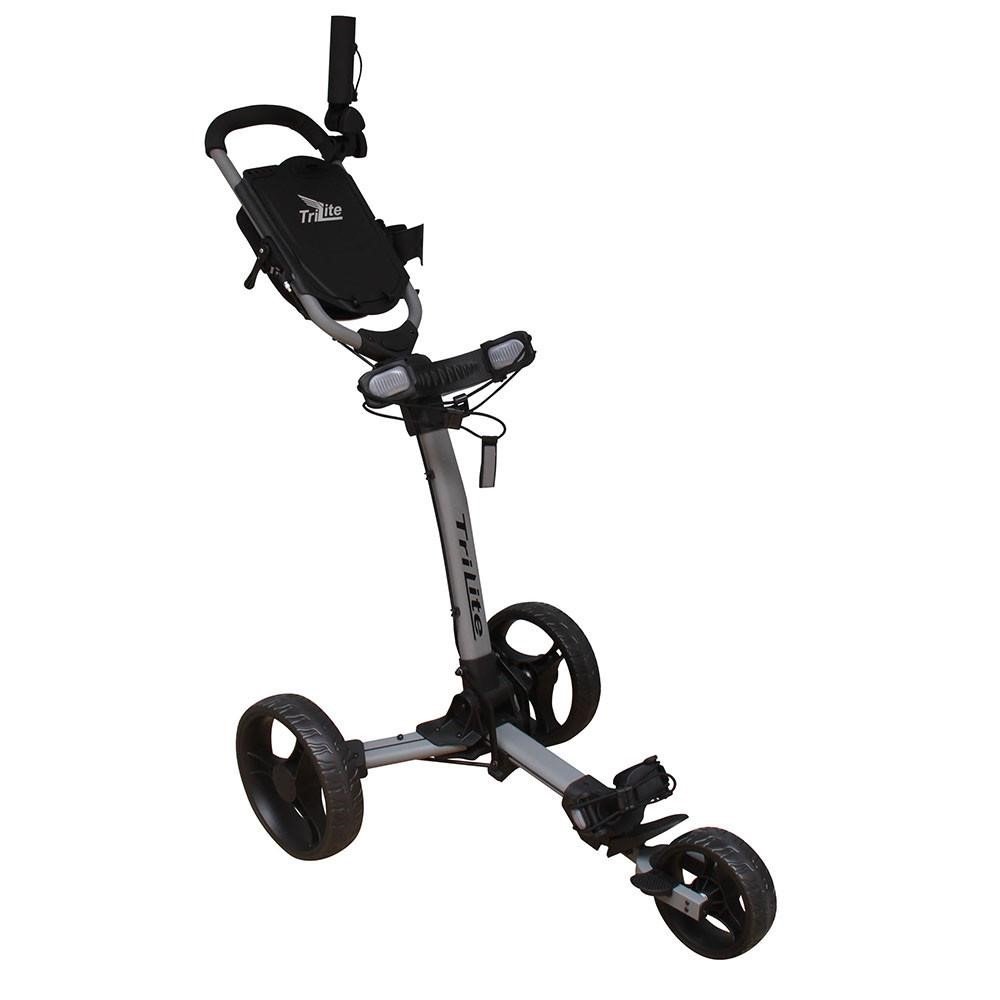 Axglo TriLite chariot de golf manuel, gris/noir