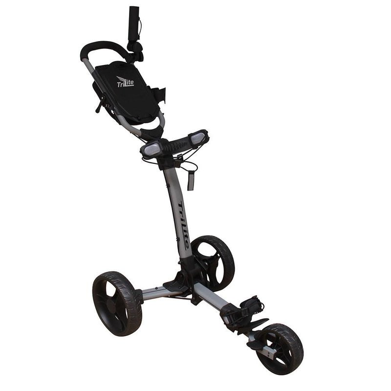 Axglo TriLite chariot de golf manuel, gris/noir