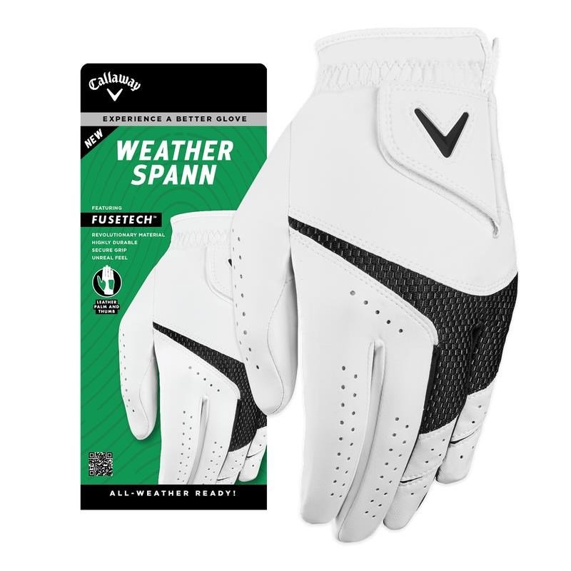 Callaway Weather Spann gant de golf femme, blanc