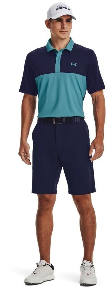 Under Armour Perf 3.0 Color Block polo homme, glacier blue