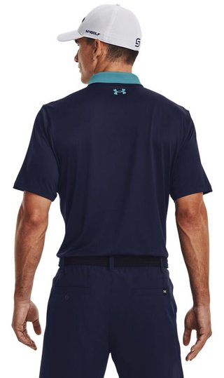 Under Armour Perf 3.0 Color Block polo homme, glacier blue