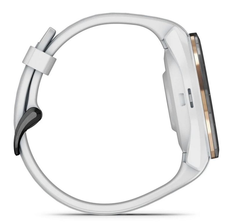 Garmin Approach S70 42 mm montre GPS, lunette céramique noire/bracelet silicone blanc