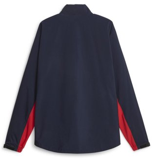 Puma DryLbl Rain veste homme, navy blazer/strong red