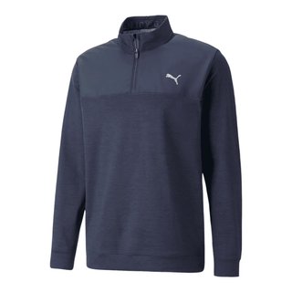Puma Cloudspun Colorblock 1/4 Zip pull homme, navy blazer