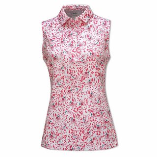 Puma Mattr Mariposa SL polo femme, strawberry burst/bold blue