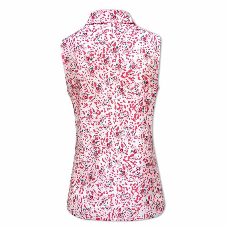Puma Mattr Mariposa SL polo femme, strawberry burst/bold blue