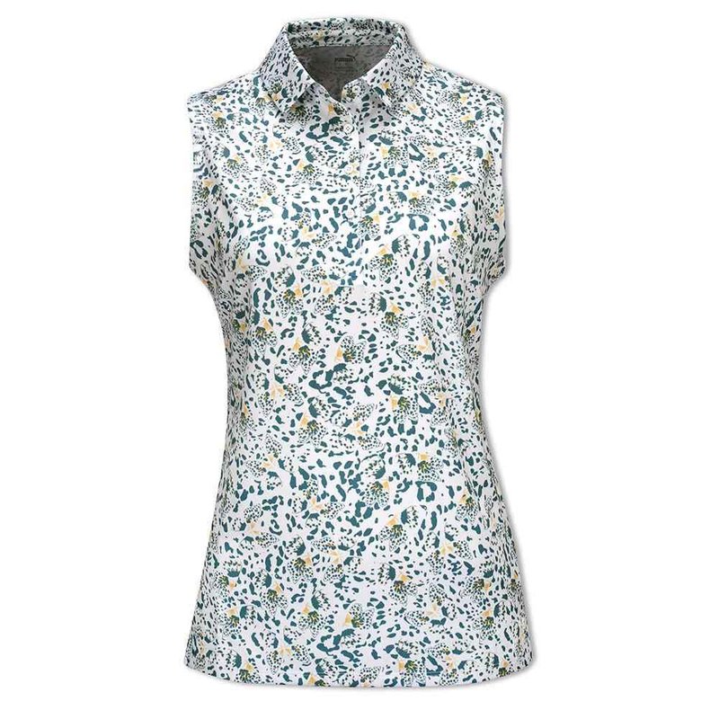 Puma Mattr Mariposa SL polo femme, bold blue/flaxen