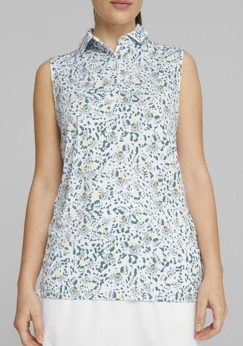 Puma Mattr Mariposa SL polo femme, bold blue/flaxen