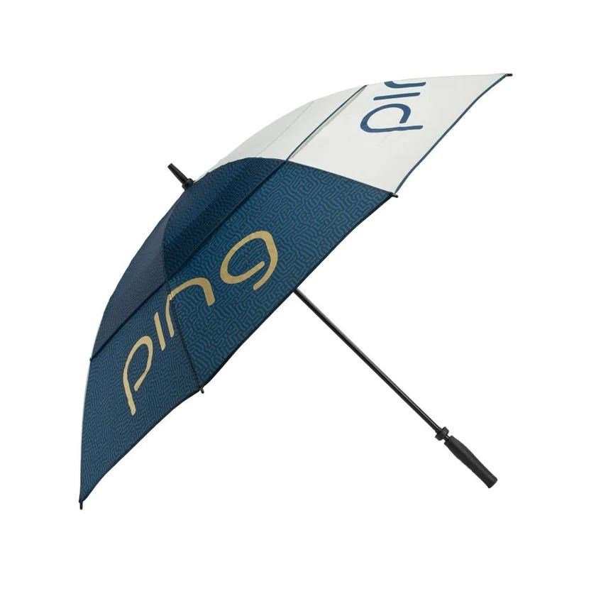 PING Golf Ping G Le3 Double Canopy parapluie de golf 62", marine/or