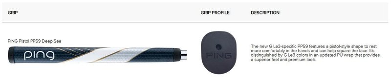 PING G Le3 Anser ladies putter