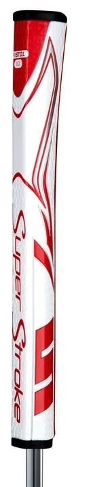 SuperStroke Zenergy Tour 2.0 grip de putter, blanc/rouge
