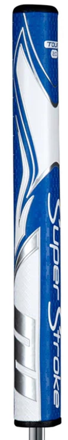 SuperStroke Zenergy Tour 2.0 grip de putter, bleu/blanc