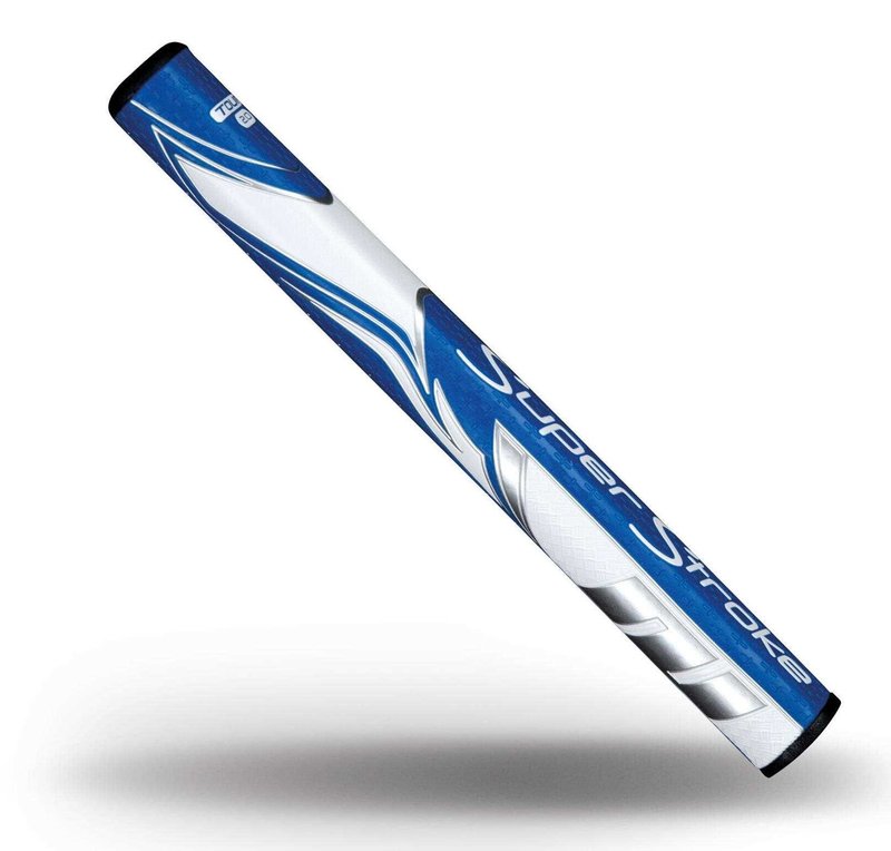 SuperStroke Zenergy Tour 2.0 grip de putter, bleu/blanc
