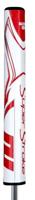 SuperStroke Zenergy Tour 3.0 grip de putter, blanc/rouge
