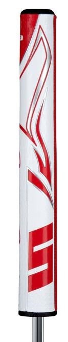 SuperStroke Zenergy Tour 3.0 grip de putter, blanc/rouge