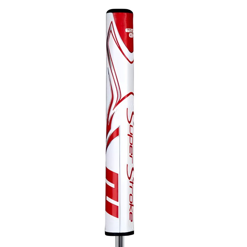 SuperStroke Zenergy Tour 3.0 grip de putter, blanc/rouge