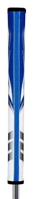 SuperStroke Zenergy Pistol GT Tour putter grip, bleu/blanc