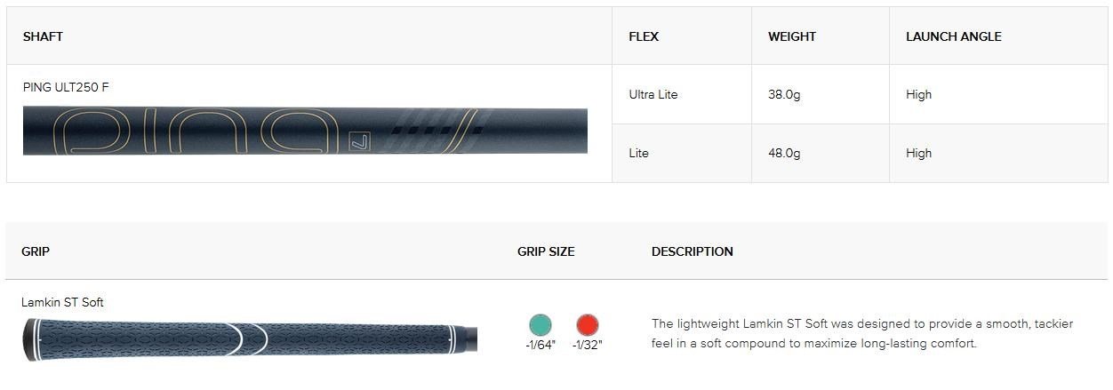 PING G Le3 bois de fairway femme