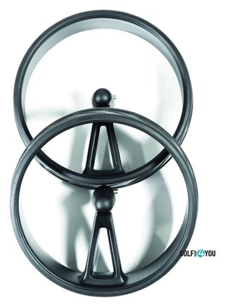 JuCad Complete Wheel Set (3) pour chariots électriques PHANTOM TITAN (jantes et pneus), titanium