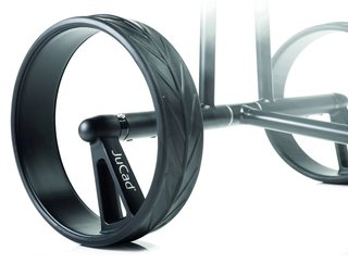 JuCad Complete Wheel Set (3) pour chariots électriques PHANTOM TITAN (jantes et pneus), titanium