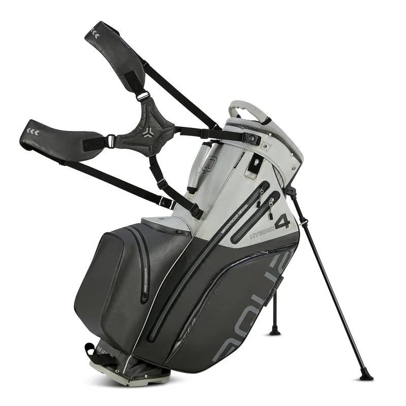 Big Max Big Max AQUA Hybrid 4 stand bag, gris/argent(noir)