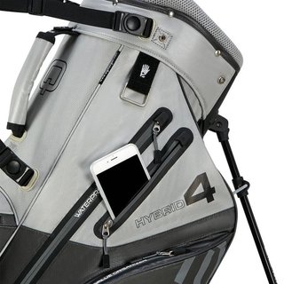Big Max Big Max AQUA Hybrid 4 stand bag, gris/argent(noir)