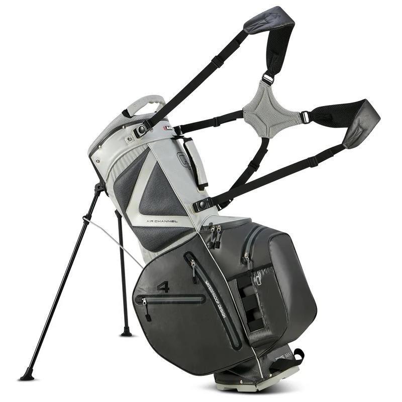 Big Max Big Max AQUA Hybrid 4 stand bag, gris/argent(noir)