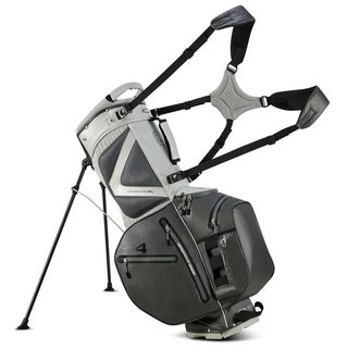 Big Max Big Max AQUA Hybrid 4 stand bag, gris/argent(noir)