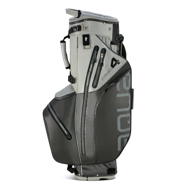 Big Max Big Max AQUA Hybrid 4 stand bag, gris/argent(noir)