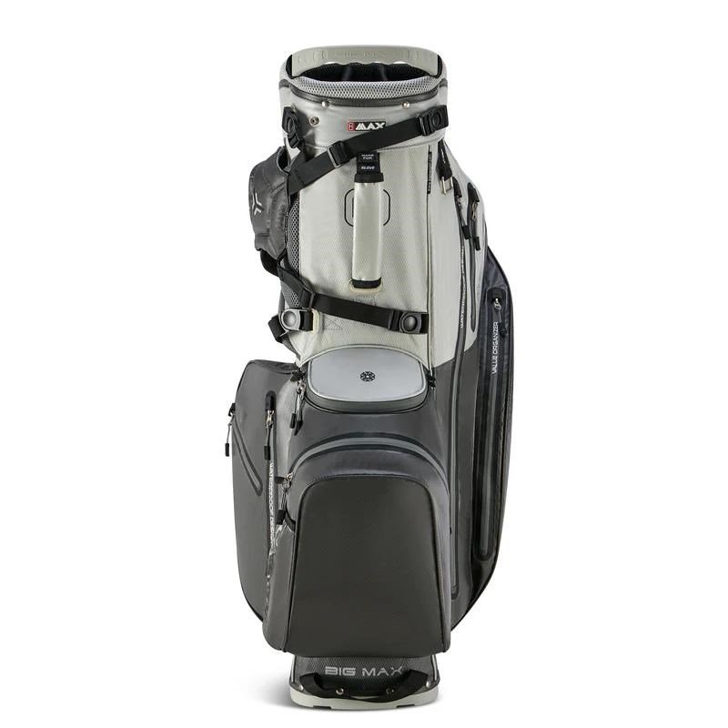 Big Max Big Max AQUA Hybrid 4 stand bag, gris/argent(noir)