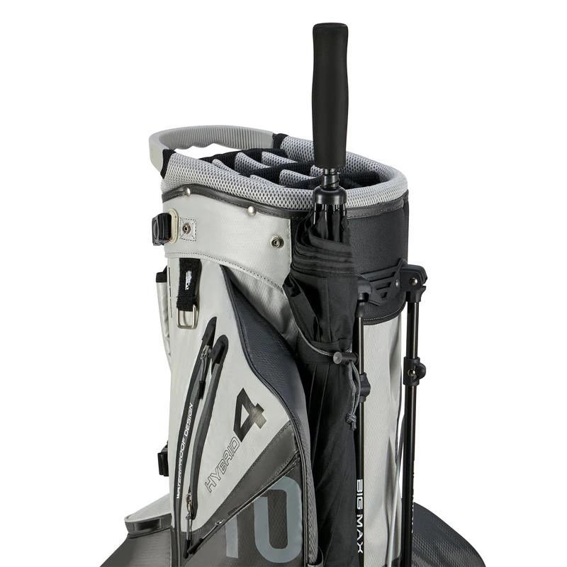 Big Max Big Max AQUA Hybrid 4 stand bag, gris/argent(noir)