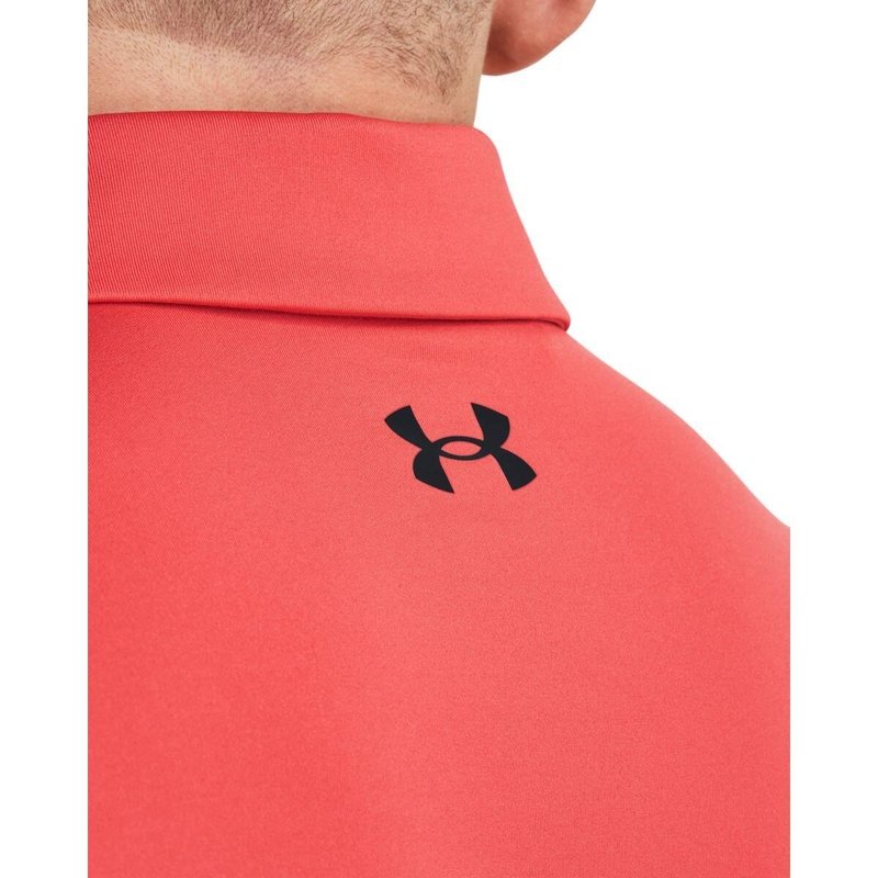 Under Armour T2G polo homme, venom red