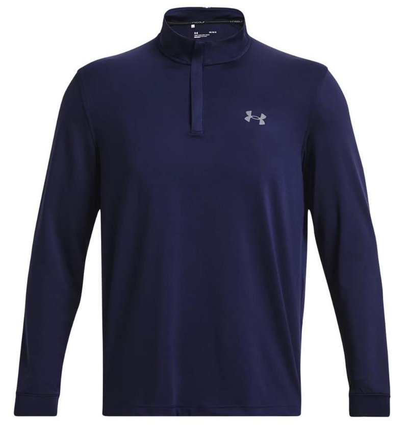 Under Armour Playoff 1/4 Zip sweat homme, navy