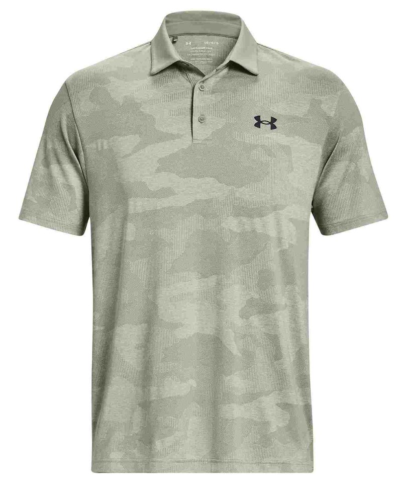 Under Armour Playoff Camo Jacquard polo homme, grove green