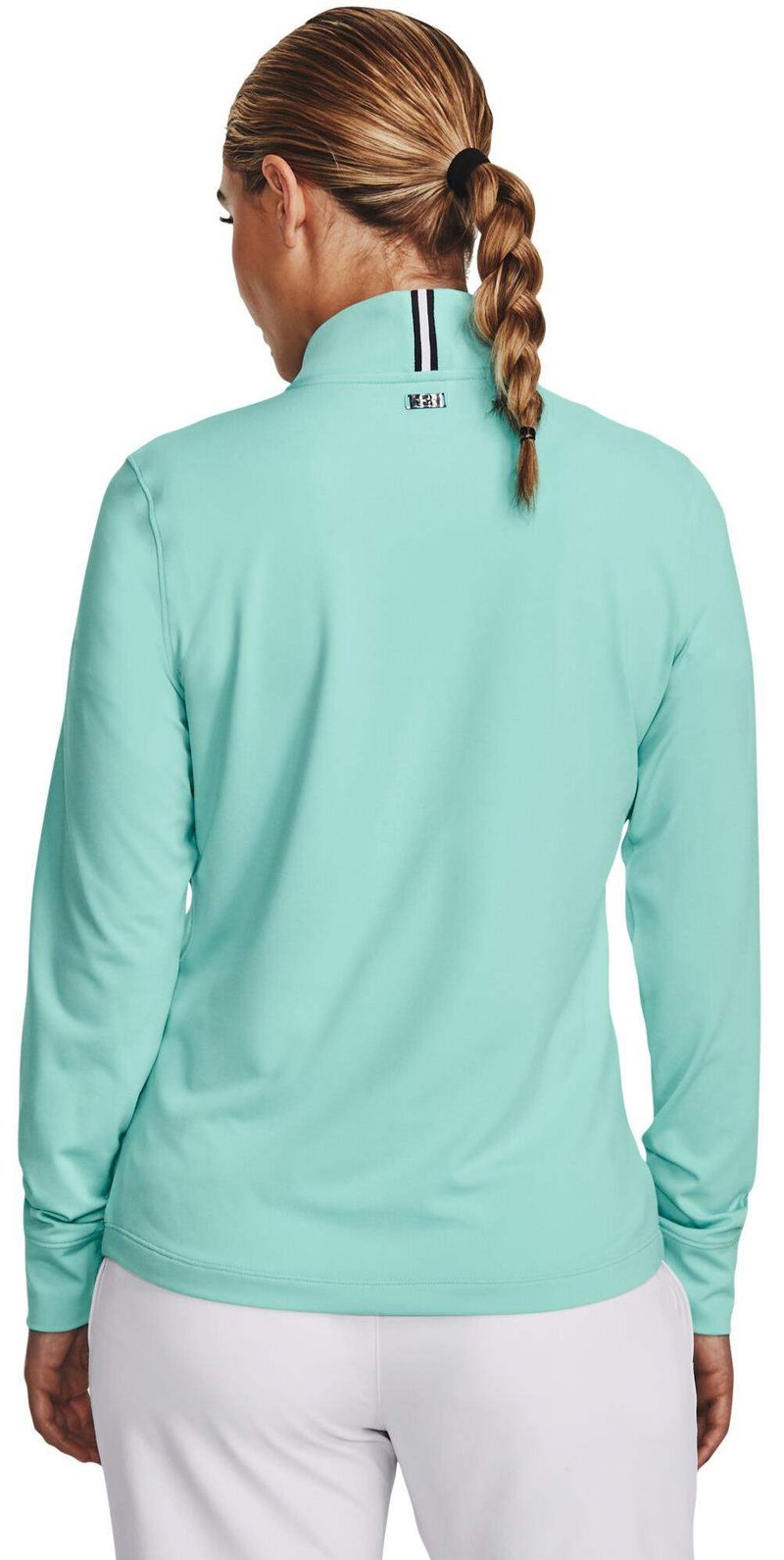 Under Armour Playoff 1/4 Zip sweatshirt femme, neo turquoise