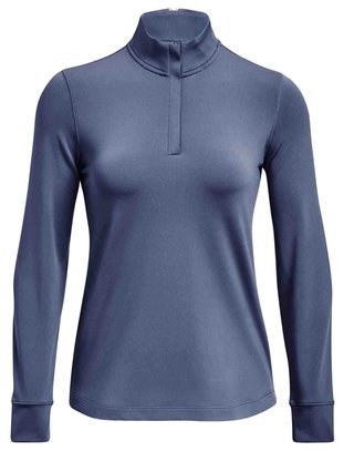 Under Armour Playoff 1/4 Zip sweat-shirt femme, hushed blue