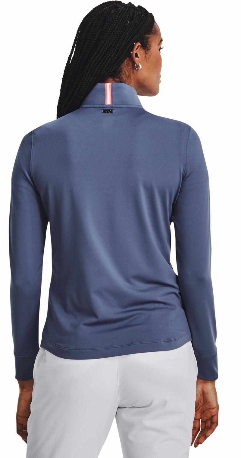 Under Armour Playoff 1/4 Zip sweat-shirt femme, hushed blue