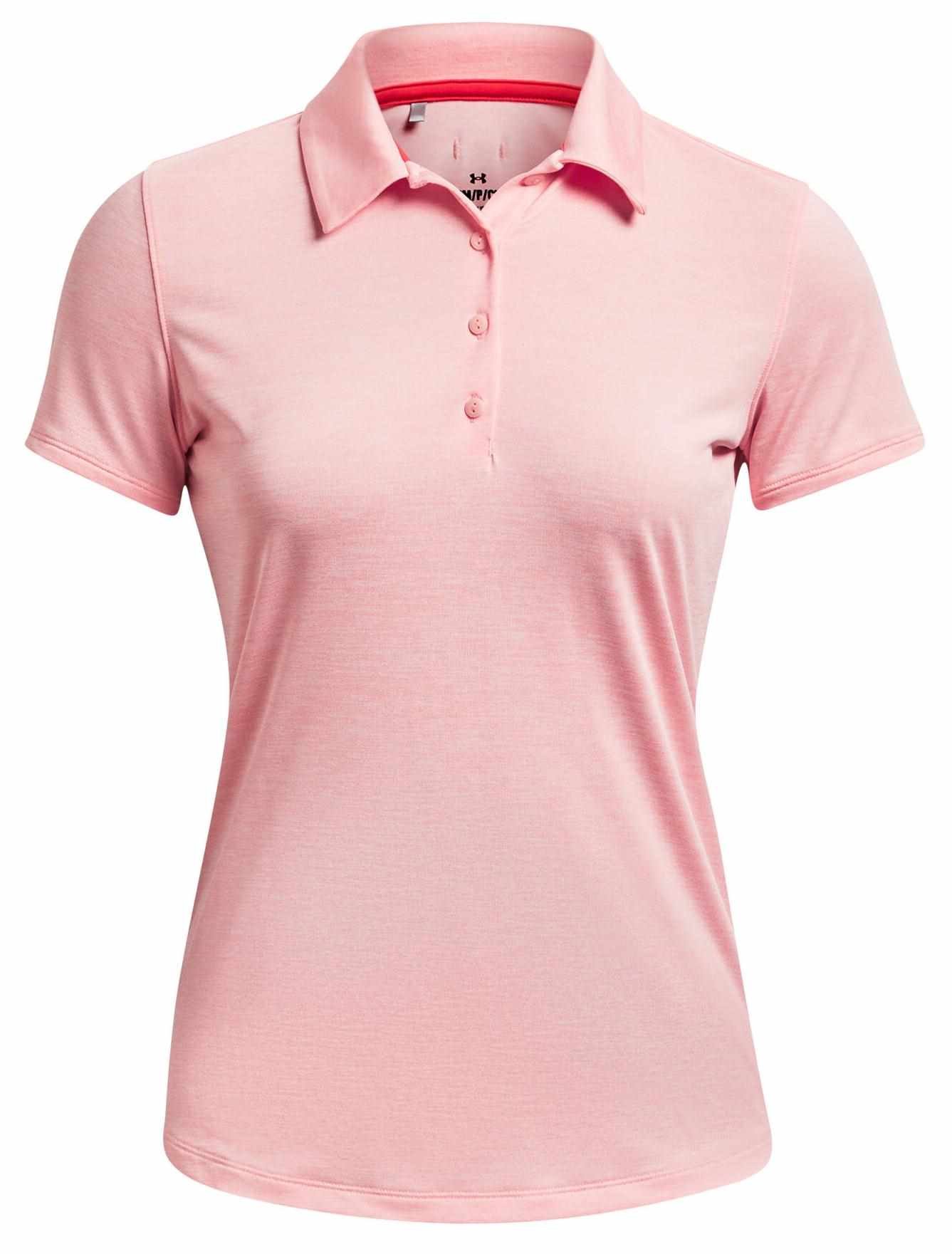 Under Armour Zinger Playoff polo femme, pink fizz