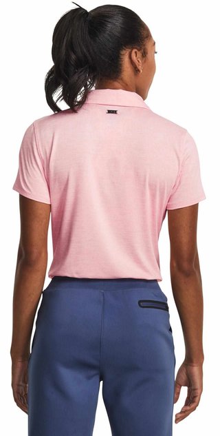 Under Armour Zinger Playoff polo femme, pink fizz