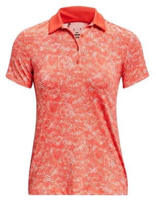 Under Armour Playoff polo femme, venom red/beta