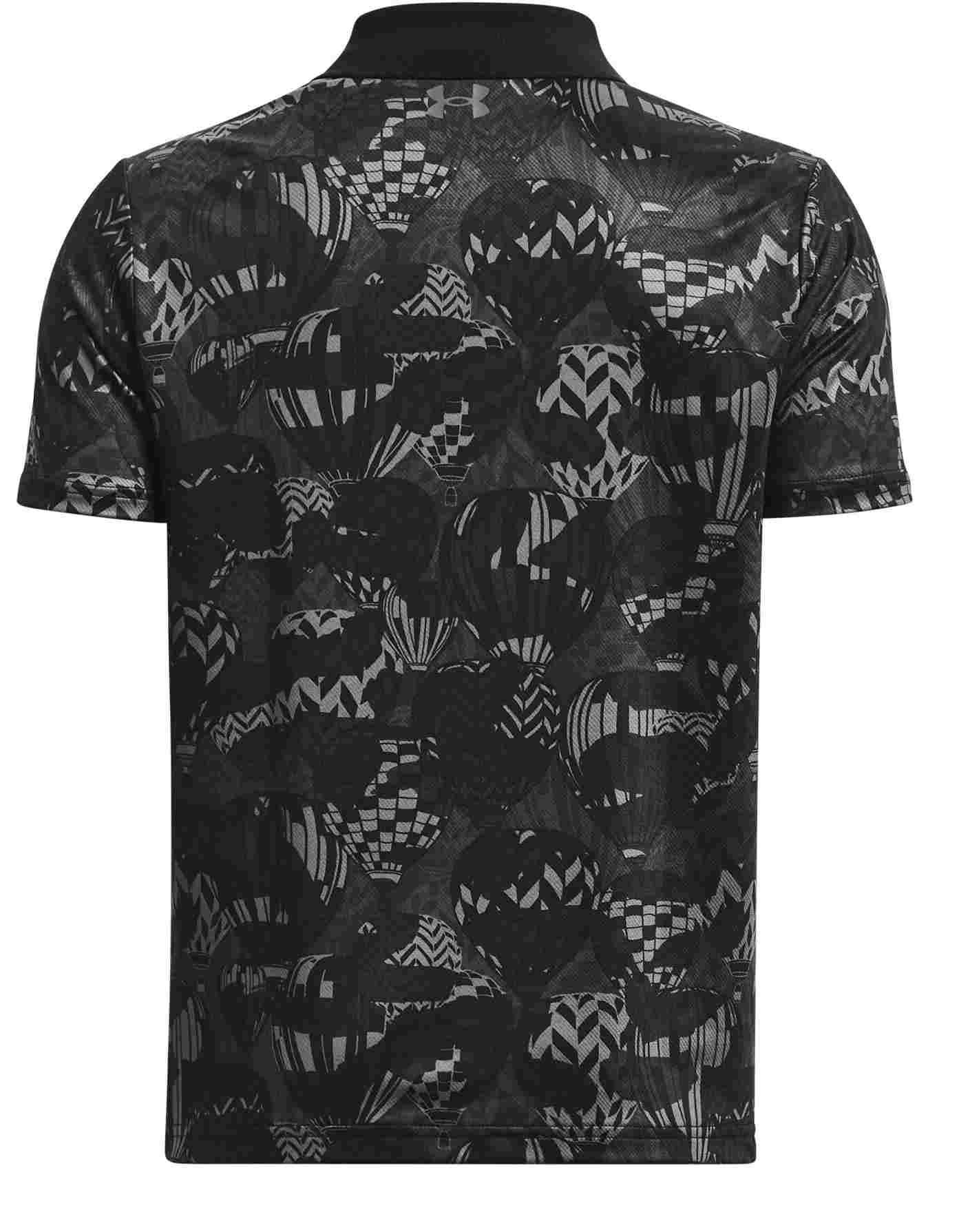Under Armour Performance Printed junior polo, noir
