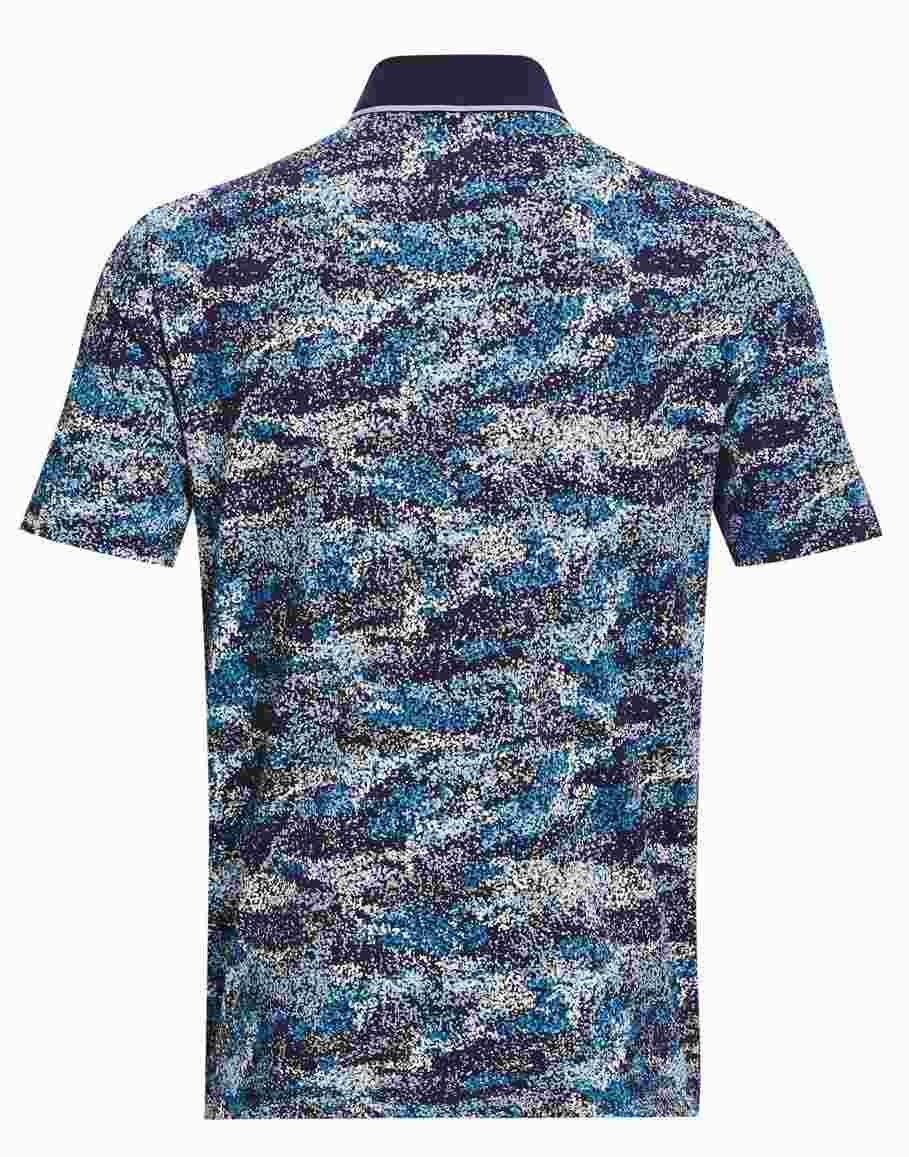 Under Armour Iso-Chill Edge polo homme, midnight navy/blizzard