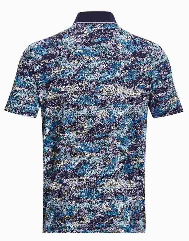 Under Armour Iso-Chill Edge polo homme, midnight navy/blizzard
