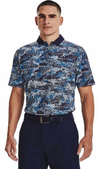 Under Armour Iso-Chill Edge polo homme, midnight navy/blizzard